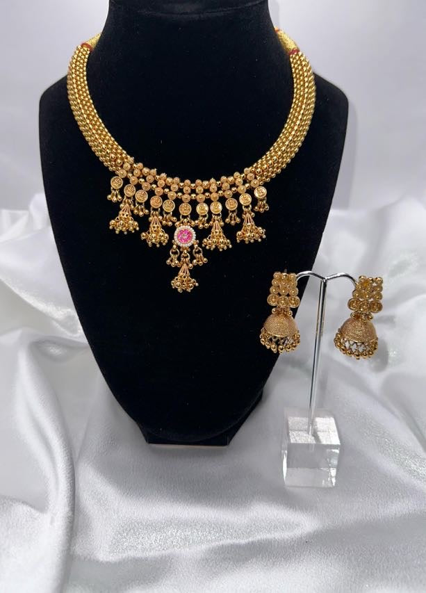 Temple Design Necklace