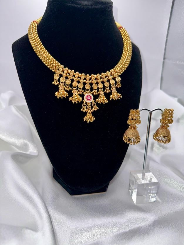 Temple Design Necklace
