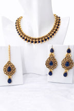 Royal Blue Pearl Jewelry Set