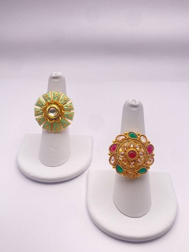 Maharani Statement Ring red