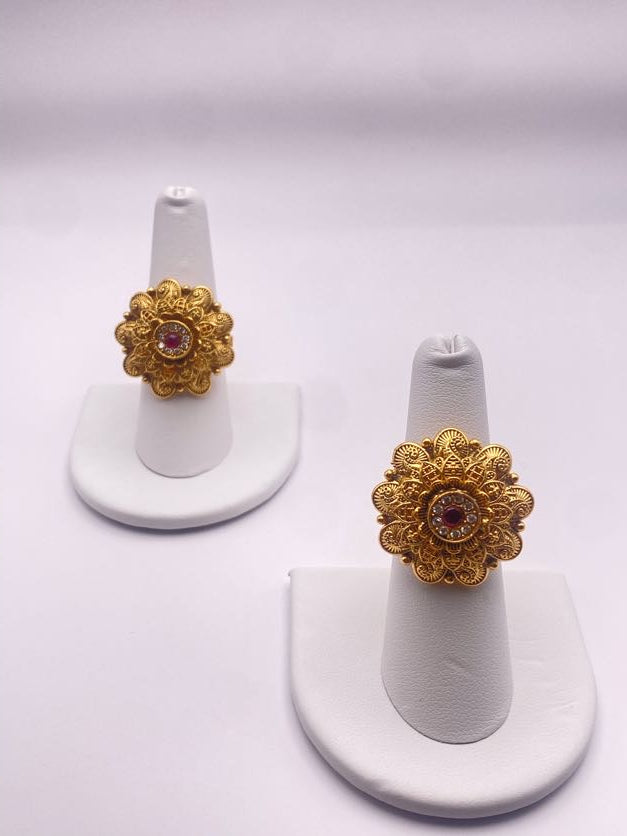 Gold Sparkle Ring