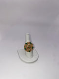 Floral Ring green
