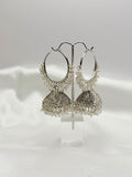 Jhumka Chandeliers silver