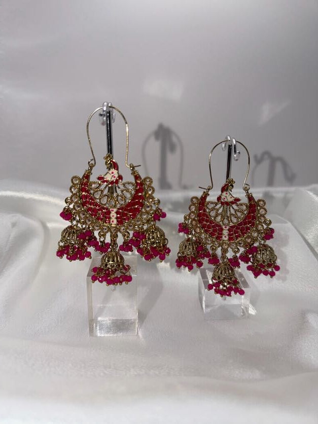 Royal Noor Chandeliers Red