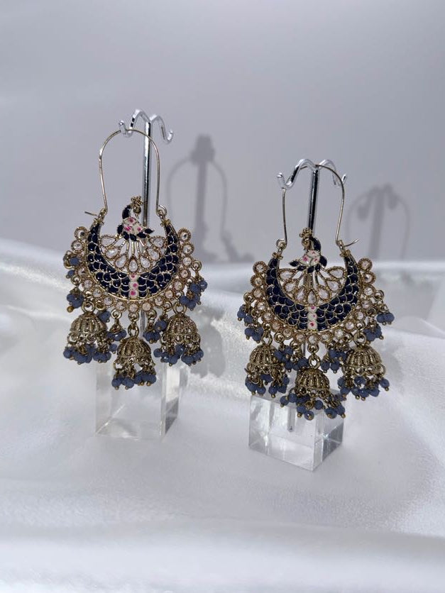 Noor-e-Meher Earrings Blue
