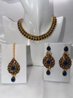 Royal Blue Pearl Jewelry Set