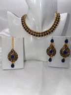 Royal Blue Pearl Jewelry Set