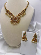 Royal Pearl & Heritage Gold Jewelry Set